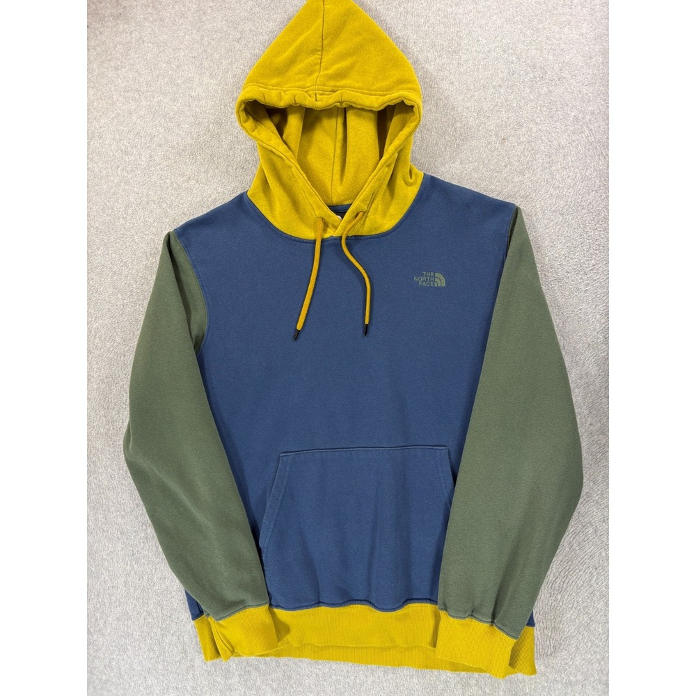The North Face Color Block Midweight Hoodie Sweatshirt (Men's XL)
